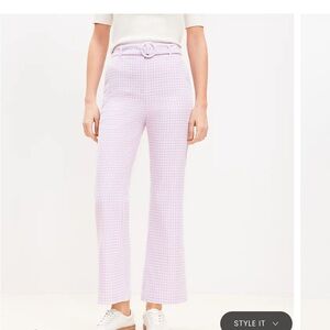 Lavender Gingham Pants